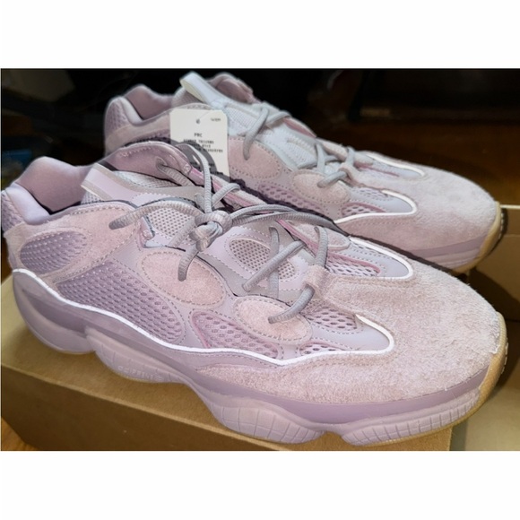 Adidas Yeezy 500 Originals Ortholite Pastel Purple Soft Vision Shoes Never Worn main image 4
